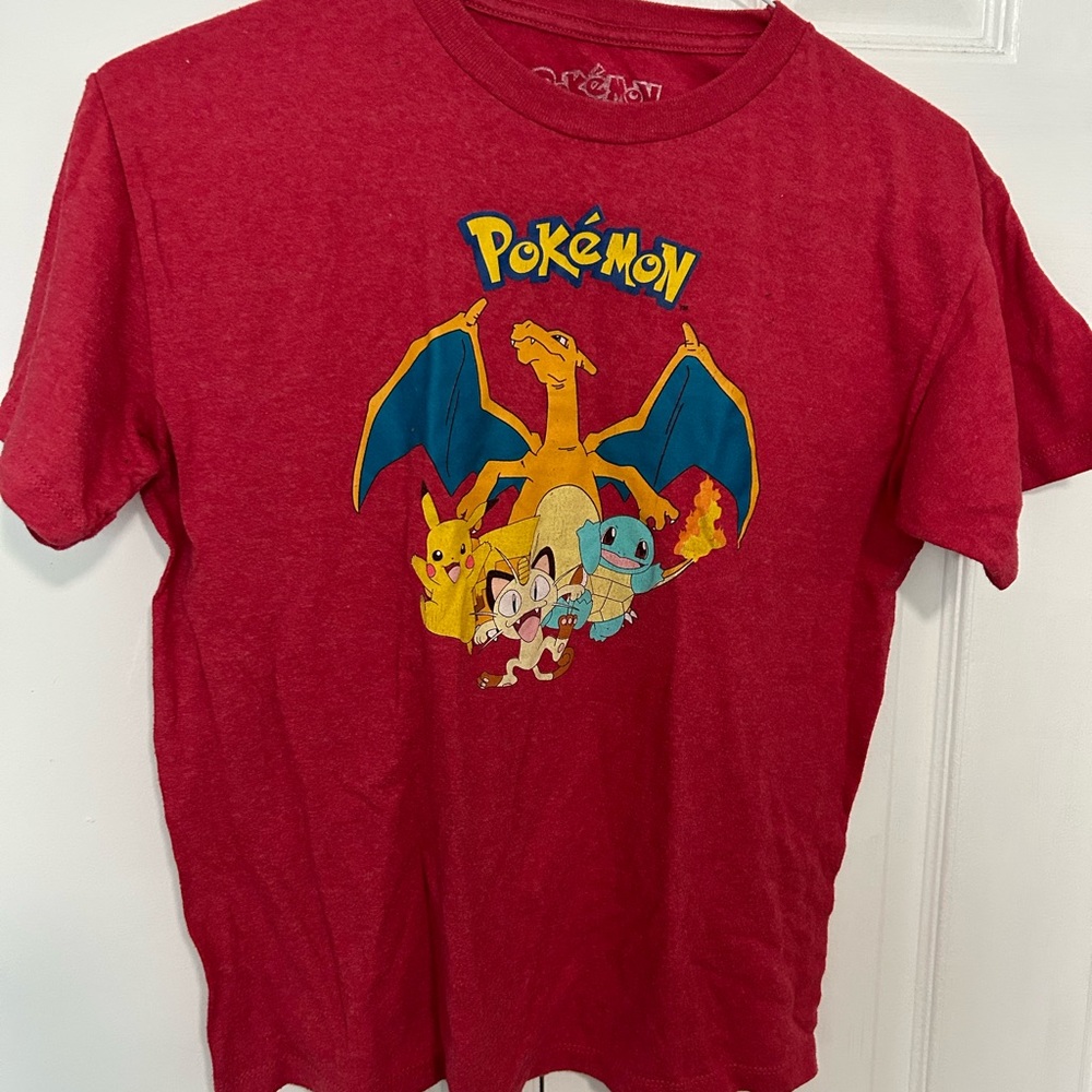 Vintage Pokemon Charizard Red Short Sleeve Tee